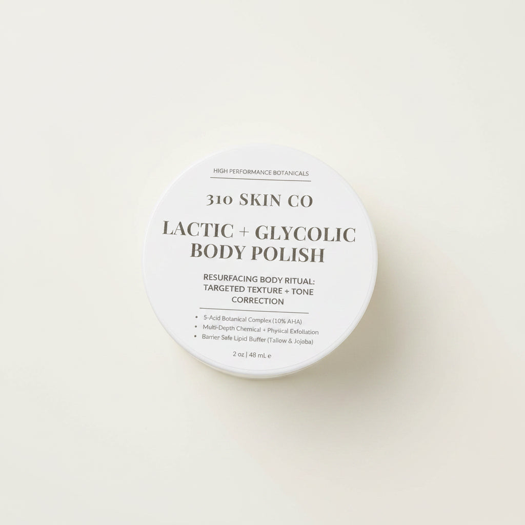 Natural Tallow + 10% AHA Sugar Scrub: Non-Comedogenic Resurfacing Face & Body Exfoliant