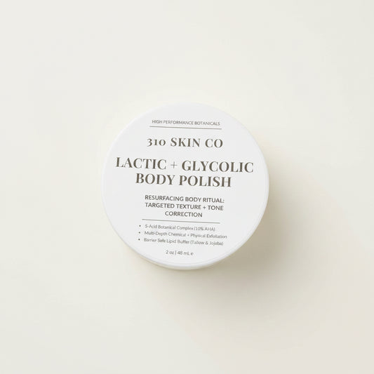 Natural Tallow + 10% AHA Sugar Scrub: Non-Comedogenic Resurfacing Face & Body Exfoliant