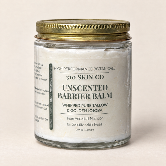 clean unscented whipped tallow butter barrier balm
